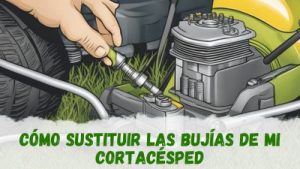 Cómo sustituir las bujías de mi cortacésped