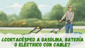 Elige qué cortacésped comprar, gasolina, batería o eléctrico con cable