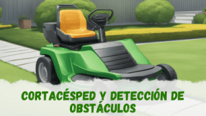 Cortacésped con detección de obstáculos