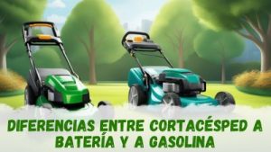 Cortacésped a batería o a gasolina