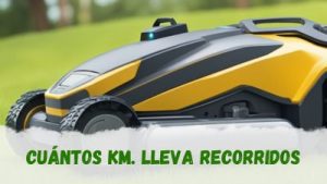 cuántos kilómetros ha hecho mi robot cortacésped