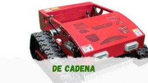 Cómo son los robots cortacésped de cadena