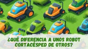 robot cortacésped: diferencias