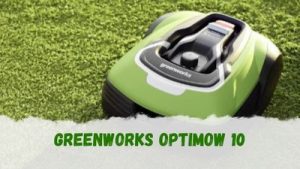 Cómo es el robot cortacésped Greenworks Optimow 10