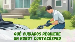 cuidados de un robot cortacésped