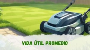 vida útil promedio de robot cortacésped