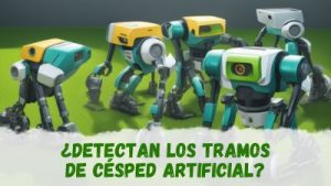 robots cortacésped en tramos de césped artificial?