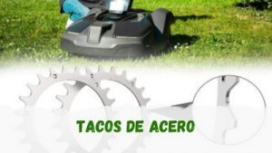 Los mejores tacos de acero para robots cortacésped