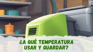 ¿A qué temperatura debo usar mi robot cortacésped?