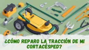 Arreglar la tracción de un cortacésped