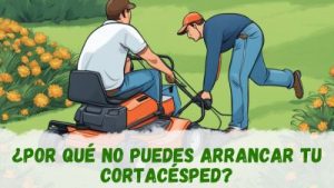 ¿Por qué no puedo arrancar mi cortacésped?