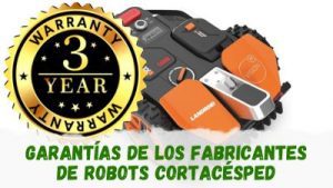 Qué garantías ofrecen las marcas de robots cortacésped